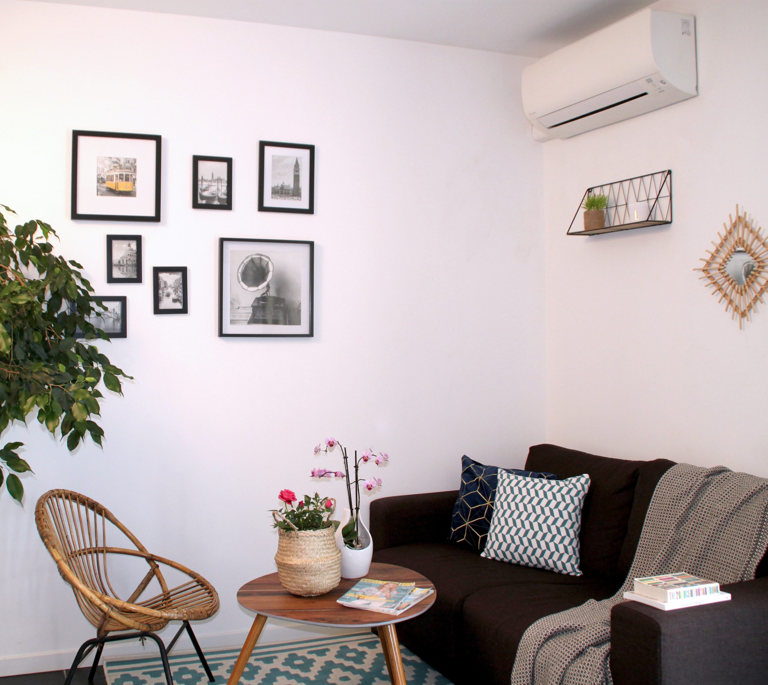 Home staging appartement T2 Toulouse - Salon