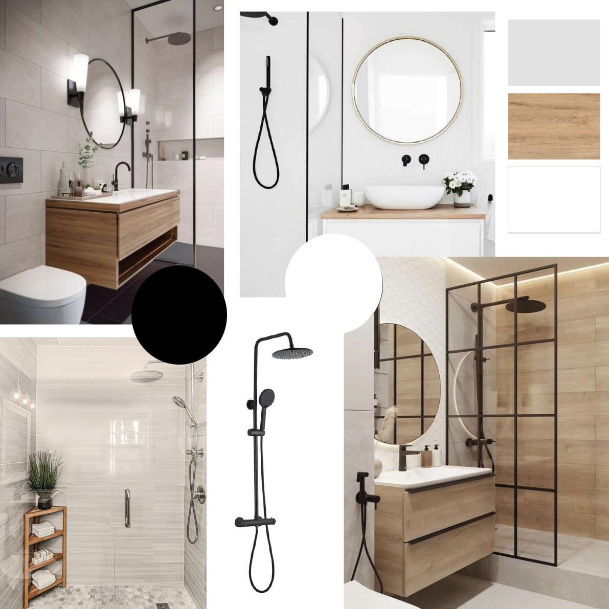 Planche inspiration salle de douche